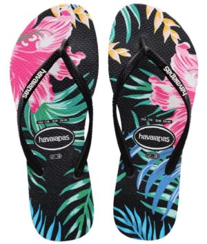 Havaianas Women's Slim Floral Palm Thongs