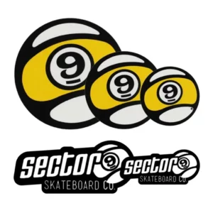 Sector 9 Mixed Sticker Pack - 5 pcs