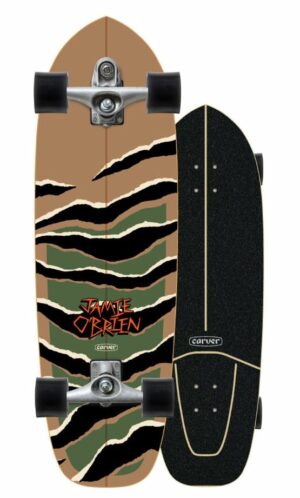 Carver Jamie O'Brien Camo Tiger 33.5 Surfskate Complete