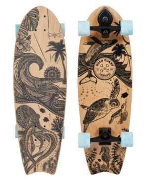Gold Coast Wanderlust Edition 30 Thruster Surf Trucks Blue Wheels