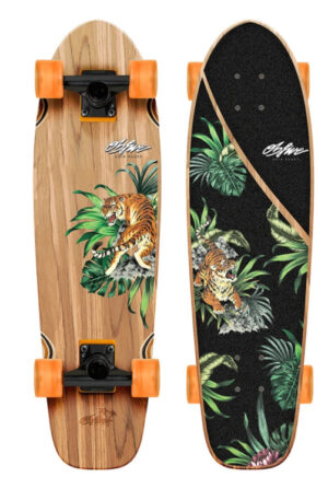OBfive Psyched Tiger 28 Skateboard Cruiser