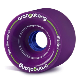 4 Pack 70x51mm 83A Longboard Skateboard Wheels With ABCE-9 Bearings - Colorful Cruiser Wheels