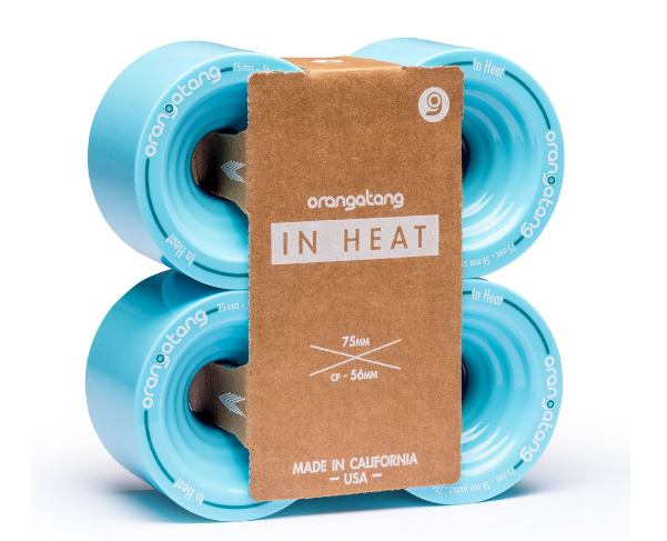 Orangatang In Heat 75mm x 77a Wheels