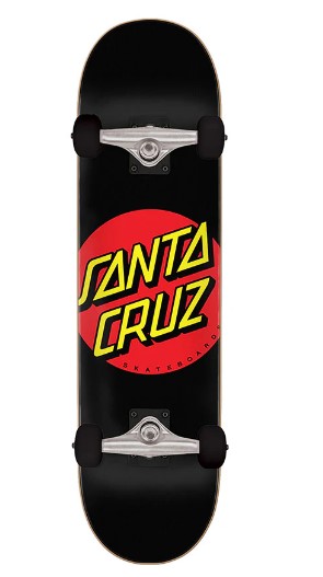 Zero Skateboards Complete Bold Black 8.0 - Premium Maple Deck With Core Trucks & 52mm Wheels