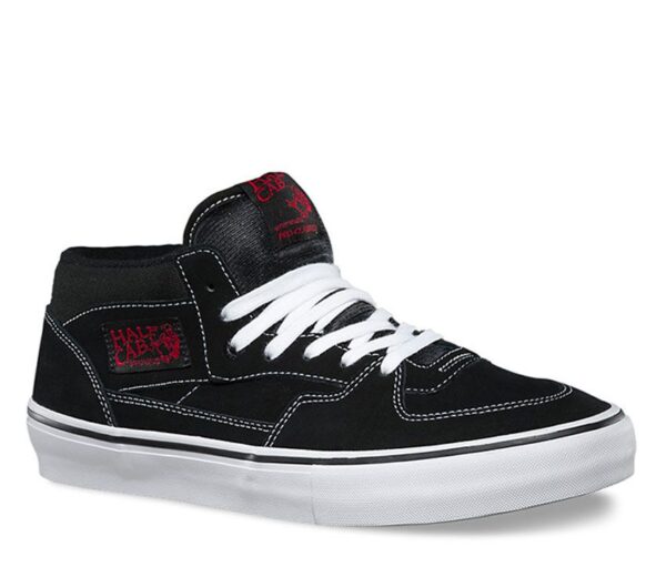 Vans Skate Half Cab Black/White Shoes - Image 7