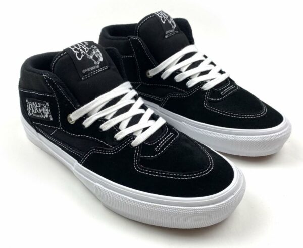 Vans Skate Half Cab Black/White Shoes - Image 3