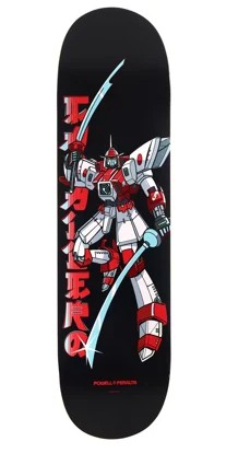 Powell Peralta Steve Caballero Gundam Black 8.5 Skateboard Deck