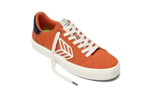 Cariuma Catiba Pro 2.0 Burnt Orange Ivory & Navy Shoes