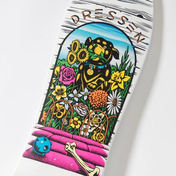 Santa Cruz Dressen Pup 9.5 Reissue Skateboard Deck