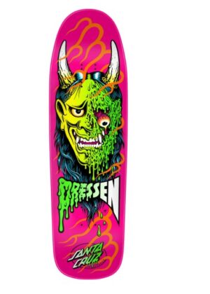 Santa Cruz Dressen Hannya Mask Shaped 9.3 Skateboard Deck