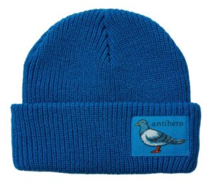 Anti Hero Lil Pigeon Label Blue Cuff Beanie