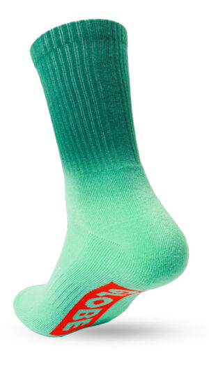 Globe Singles Green Dip Dye Crew Socks