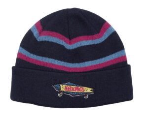 Krooked Bored Navy Cuff Beanie
