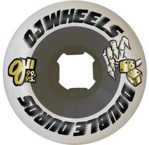 OJ Double Duro White Black Mini Combo 58 X 99a/95a Skateboard Wheels