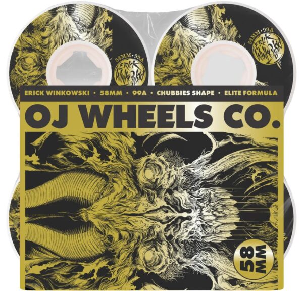 OJ Winkowski Primeval Chubbies 58mm X 99a Skateboard Wheels