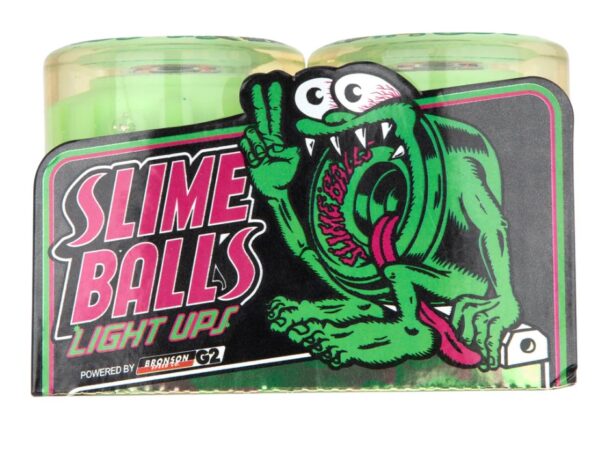 Slime Balls Light Ups Jelly Fish 60mm X 78a Skateboard Wheels