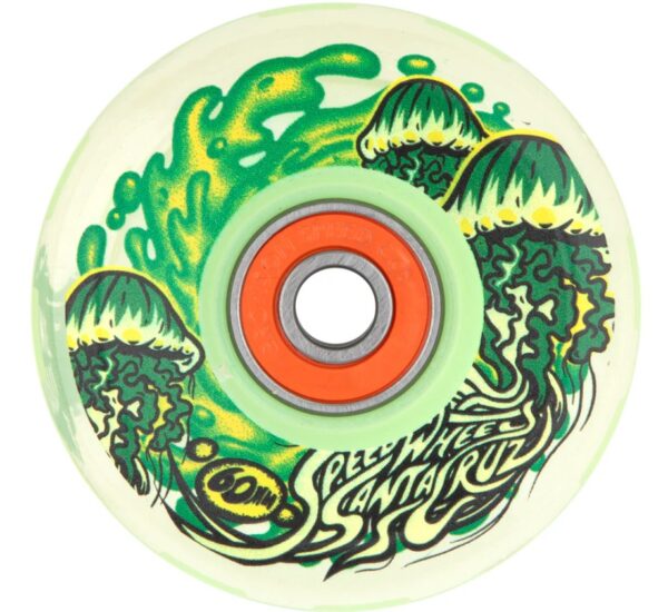 Slime Balls Light Ups Jelly Fish 60mm X 78a Skateboard Wheels