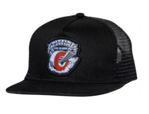 Spitfire Burnout Black Trucker Hat