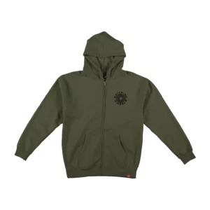 Spitfire Classic 87 Swirl Green Zip Hoodie