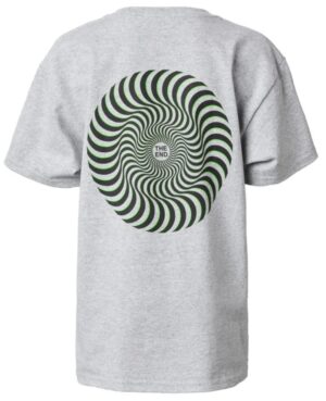 Spitfire Classic Swirl Overlay Grey Youth Tee