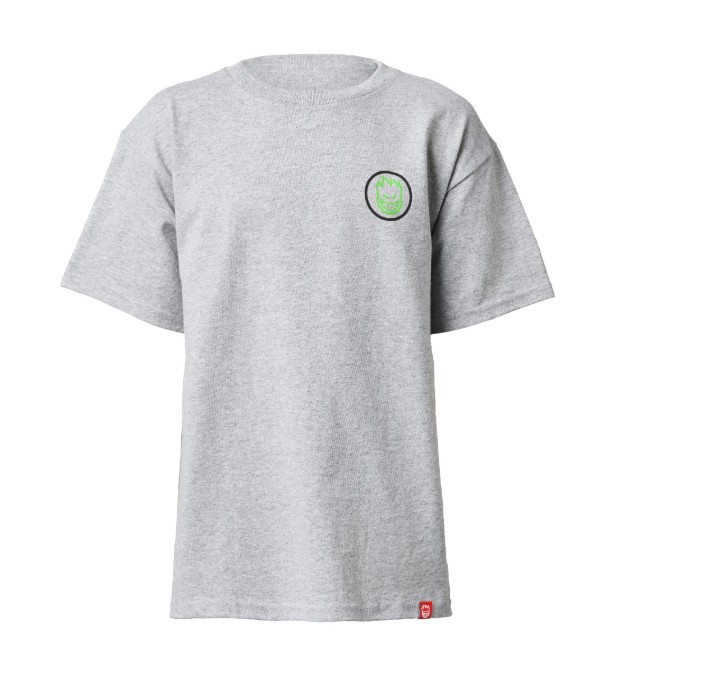 Spitfire Classic Swirl Overlay Grey Youth Tee