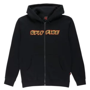 Spitfire Flame Script Zip Hoodie