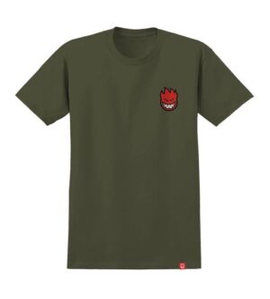 Spitfire Lil Bighead Fill Military Green/Red Tee