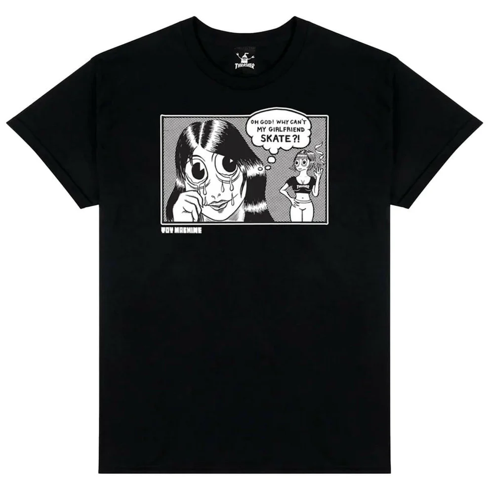 Thrasher X Toy Machine Girlfriend Black Tee