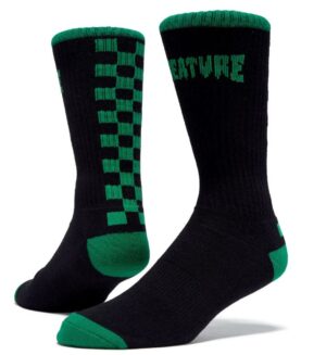 Creature Crash & Burn Black Socks