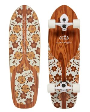 Gold Coast Longboards Ocean Bloom Nordic Drifter Collection 32 Thruster Surf Skate