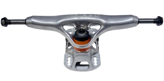 Grind King LOCKER Skateboard Trucks - Raw Silver, 8.0 / 8.25 / 8.5 / 8.75 (Set Of 2)