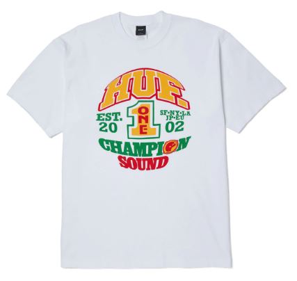 HUF Champion Sound White Tee