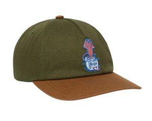 HUF Melt Green 5 Panel Snapback Hat