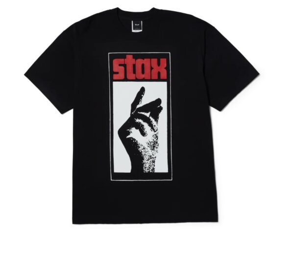 HUF Stax Snap Black Tee
