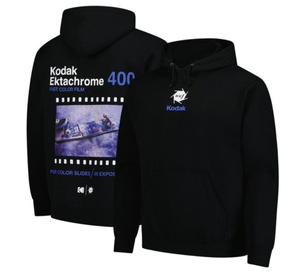 HUF X Kodak Invention Black Hoodie