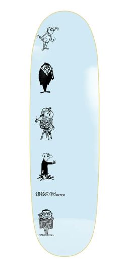 Jacuzzi Unlimited Patrons Jackson Pilz Ex7 9.1 Skateboard Deck