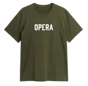Opera Font Premium Military Green Tee