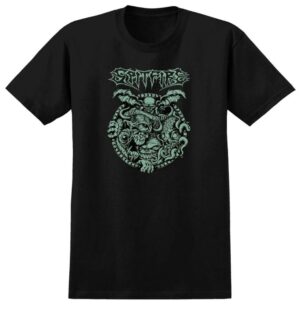 Spitfire Demon Gate Glow Black Tee