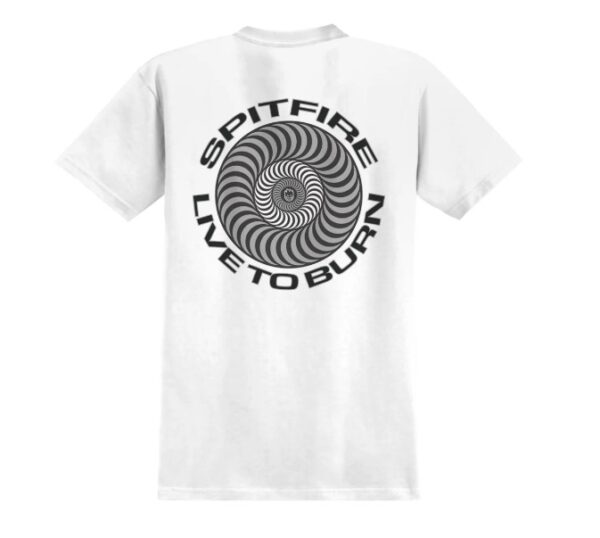 Spitfire Live To Burn Classic White Tee