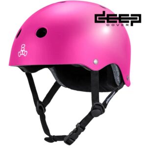 Triple 8 Deep Cover Pink Glossy Helmet