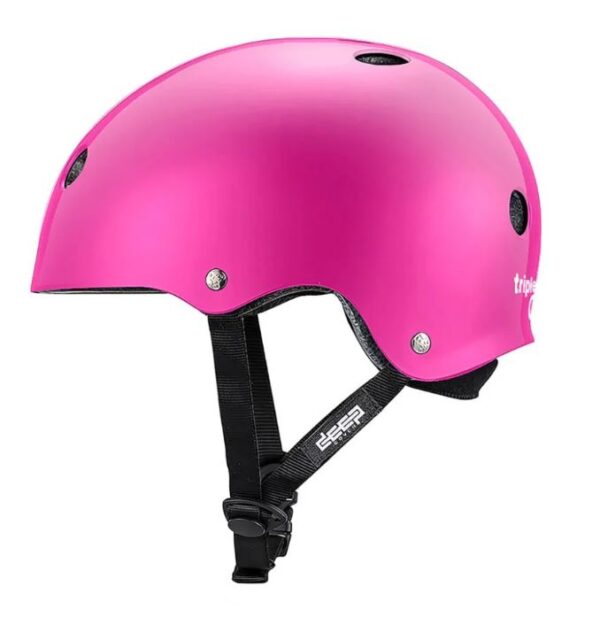 Triple 8 Deep Cover Pink Glossy Helmet