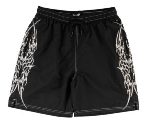Welcome Horde Black Nylon Shorts