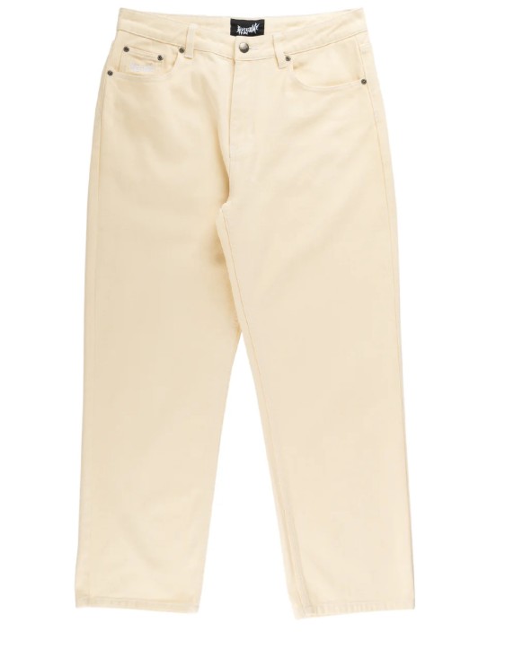 Welcome Immortal Loose Straight Natural Denim Pants