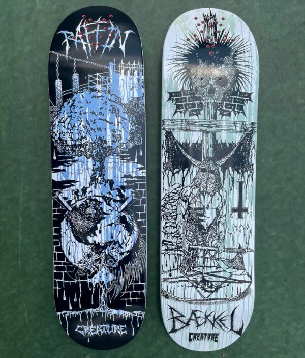 Creature BLK MTL Series Skateboard Decks