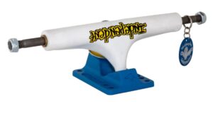 Independent Mark Gonzalez Stage 4 Flat White Blue 151 Skateboard Trucks