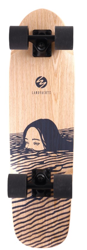 Landyachtz Dinghy Classic Fender Midnight Dip 28.5 Cruiser Skateboard Complete