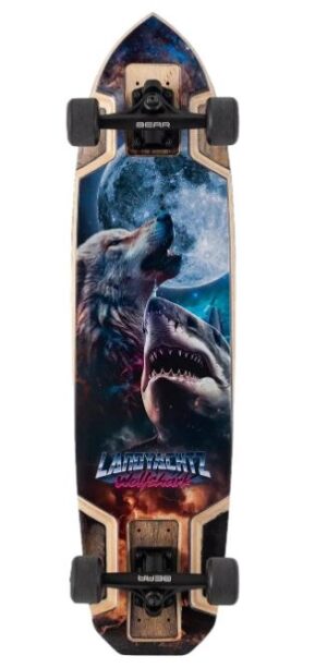 Landyachtz Wolfshark 35.2 Longboard Skateboard Complete