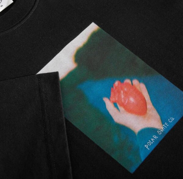 Polar Skate Co. Heart In Hand Black Tee