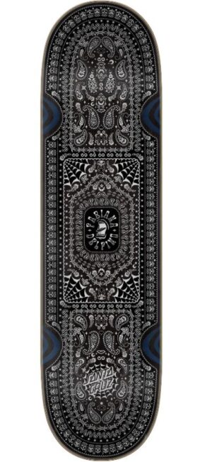 Santa Cruz Delfino Bandana 8.25 Skateboard Deck