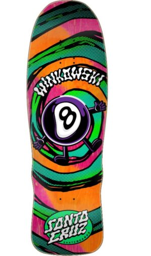 Santa Cruz Eric Winkowski Vertigo Medium Shaped 9.5 Skateboard Deck